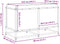 vidaXL - Plantenbak - 80x40x50 - cm - massief - douglashout