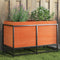 vidaXL - Plantenbak - 80x40x50 - cm - massief - grenenhout - wasbruin