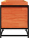 vidaXL - Plantenbak - 80x40x50 - cm - massief - grenenhout - wasbruin