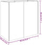 vidaXL - Plantenbak - 80x40x80 - cm - cortenstaal