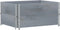 vidaXL - Plantenbak - 80x60 - cm - massief - grenenhout - grijs