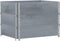 vidaXL - Plantenbak - 80x60 - cm - massief - grenenhout - grijs