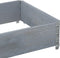 vidaXL - Plantenbak - 80x60 - cm - massief - grenenhout - grijs