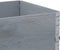 vidaXL - Plantenbak - 80x60 - cm - massief - grenenhout - grijs