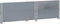 vidaXL - Plantenbak - 80x60 - cm - massief - grenenhout - grijs