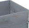 vidaXL - Plantenbak - 80x60 - cm - massief - grenenhout - grijs