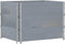 vidaXL - Plantenbak - 80x60 - cm - massief - grenenhout - grijs
