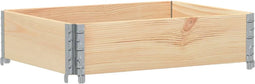 vidaXL - Plantenbak - 80x60 - cm - massief - grenenhout