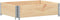 vidaXL - Plantenbak - 80x60 - cm - massief - grenenhout
