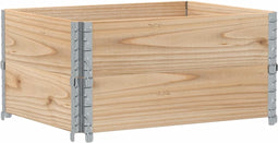 vidaXL - Plantenbak - 80x60 - cm - massief - grenenhout