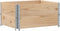 vidaXL - Plantenbak - 80x60 - cm - massief - grenenhout