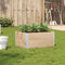 vidaXL - Plantenbak - 80x60 - cm - massief - grenenhout