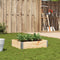 vidaXL - Plantenbak - 80x60 - cm - massief - grenenhout