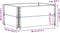 vidaXL - Plantenbak - 80x60 - cm - massief - grenenhout - zwart