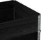 vidaXL - Plantenbak - 80x60 - cm - massief - grenenhout - zwart
