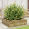 vidaXL - Plantenbak - 80x80x23 - cm - geïmpregneerd - grenenhout