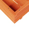 vidaXL - Plantenbak - 80x80x26,5 - cm - massief - grenenhout - wasbruin