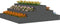 vidaXL - Plantenbak - 80x80x27 - cm - massief - grenenhout - grijs