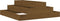 vidaXL - Plantenbak - 80x80x27 - cm - massief - grenenhout - honingbruin