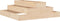 vidaXL - Plantenbak - 80x80x27 - cm - massief - grenenhout