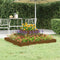 vidaXL - Plantenbak - 80x80x27 - cm - massief - grenenhout - honingbruin