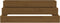 vidaXL - Plantenbak - 80x80x27 - cm - massief - grenenhout - honingbruin