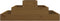 vidaXL - Plantenbak - 80x80x27 - cm - massief - grenenhout - honingbruin