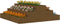 vidaXL - Plantenbak - 80x80x27 - cm - massief - grenenhout - honingbruin