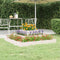 vidaXL - Plantenbak - 80x80x27 - cm - massief - grenenhout - wit