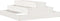 vidaXL - Plantenbak - 80x80x27 - cm - massief - grenenhout - wit
