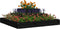vidaXL - Plantenbak - 80x80x27 - cm - massief - grenenhout - zwart