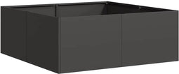 vidaXL - Plantenbak - 80x80x30 - cm - staal - zwart