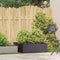 vidaXL - Plantenbak - 80x80x30 - cm - staal - zwart