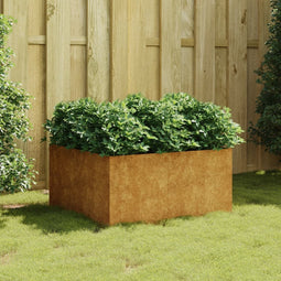 vidaXL - Plantenbak - 80x80x40 - cm - cortenstaal