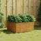 vidaXL - Plantenbak - 80x80x40 - cm - cortenstaal