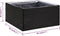 vidaXL - Plantenbak - 80x80x40 - cm - poly - rattan - zwart