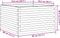 vidaXL - Plantenbak - 80x80x45,5 - cm - massief - grenenhout
