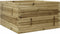 vidaXL - Plantenbak - 80x80x46 - cm - geïmpregneerd - grenenhout