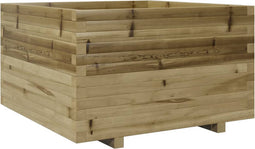 vidaXL - Plantenbak - 80x80x49,5 - cm - geïmpregneerd - grenenhout