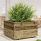 vidaXL - Plantenbak - 80x80x49,5 - cm - geïmpregneerd - grenenhout