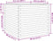 vidaXL - Plantenbak - 80x80x68,5 - cm - massief - grenenhout - wasbruin