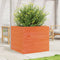vidaXL - Plantenbak - 80x80x68,5 - cm - massief - grenenhout - wasbruin