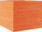 vidaXL - Plantenbak - 80x80x68,5 - cm - massief - grenenhout - wasbruin