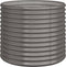 vidaXL - Plantenbak - 80x80x68 - cm - gepoedercoat - staal - grijs