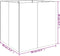 vidaXL - Plantenbak - 80x80x80 - cm - cortenstaal