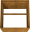 vidaXL - Plantenbak - 80x80x80 - cm - cortenstaal