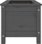 vidaXL - Plantenbak - 82,5x40x39 - cm - massief - grenenhout - grijs