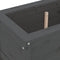 vidaXL - Plantenbak - 82,5x40x39 - cm - massief - grenenhout - grijs