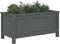 vidaXL - Plantenbak - 82,5x40x39 - cm - massief - grenenhout - grijs