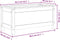 vidaXL - Plantenbak - 82,5x40x39 - cm - massief - grenenhout - honingbruin